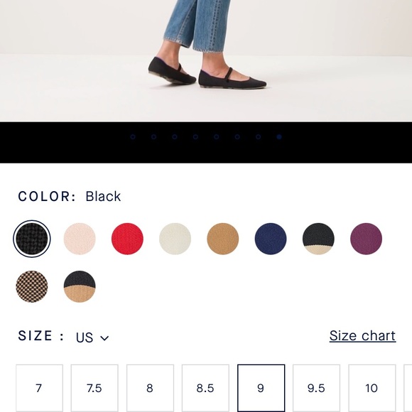 NEW Rothy’s The Square Toe Mary Jane in Black Size 9 - Picture 11 of 16